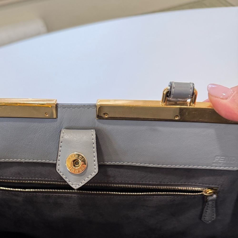 Fendi 3Jours Gray Women's Bag Large - Picture 2 of 4